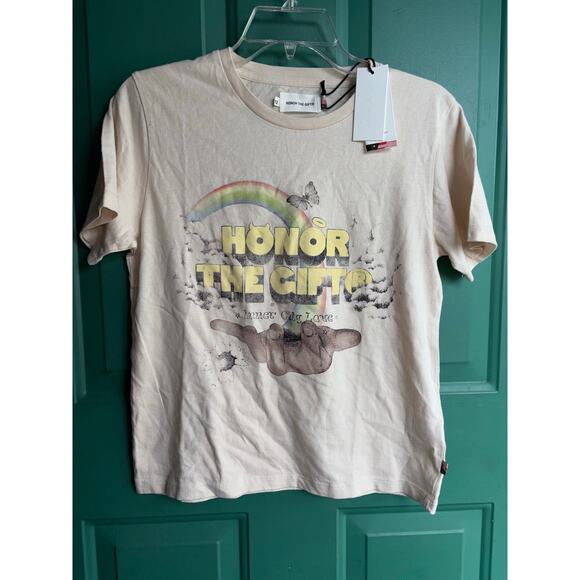 Honor The Gift size 12 Palm T-Shirt in color Stone - Picture 3 of 8